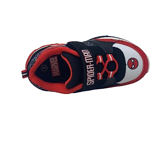 Marvel Spiderman Lighted Athletic Black/Red Size 10