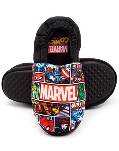 Marvel Avengers Slippers Boys Kids Comic House Shoes Loafers 11.5 US Little Kid
