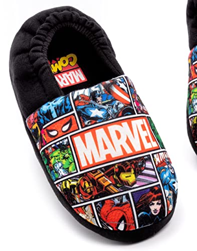 Marvel Avengers Slippers Boys Kids Comic House Shoes Loafers 11.5 US Little Kid