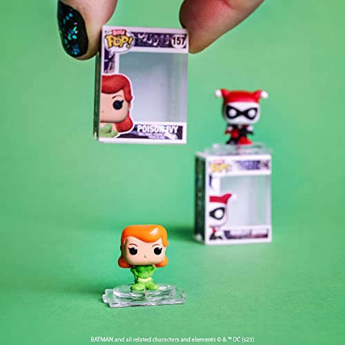 Funko Bitty Pop! DC Mini Collectible Toys 4-Pack - The Joker, Batgirl, Batman & Mystery Chase Figure (Styles May Vary)
