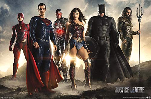 Trends International DC Comics Movie - Justice League - Group Wall Poster, 22.375" x 34", Premium Unframed Version