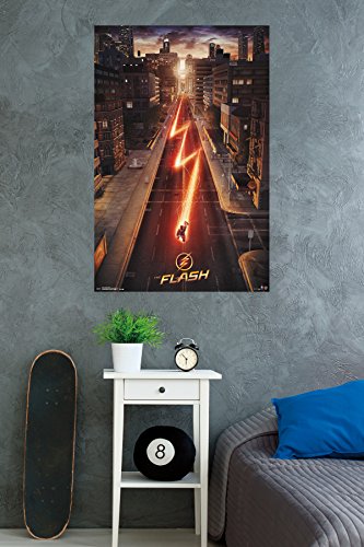 Trends International DC Comics TV - The Flash - Street One Sheet Wall Poster, 22.375" x 34", Premium Unframed Version