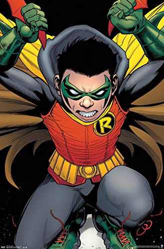 Trends International DC Comics - Robin - Damian Wayne Wall Poster, 22.375" x 34", Premium Unframed Version
