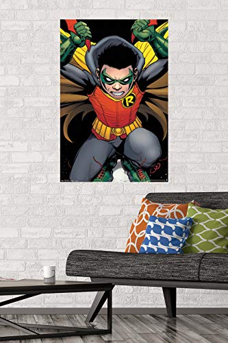 Trends International DC Comics - Robin - Damian Wayne Wall Poster, 22.375" x 34", Premium Unframed Version