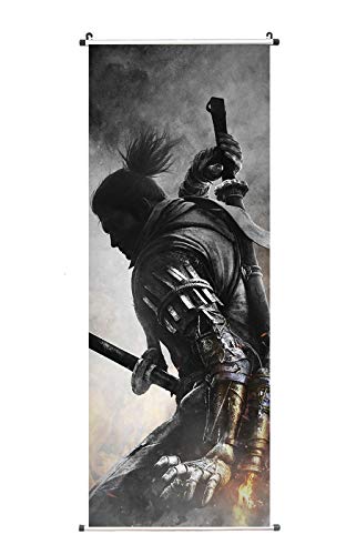 Anime Scroll Poster - Fabric Prints 100 cm x 40 cm | Premium and Artistic Anime Theme Gift | Japanese Game Hanging Wall Art Room Decor