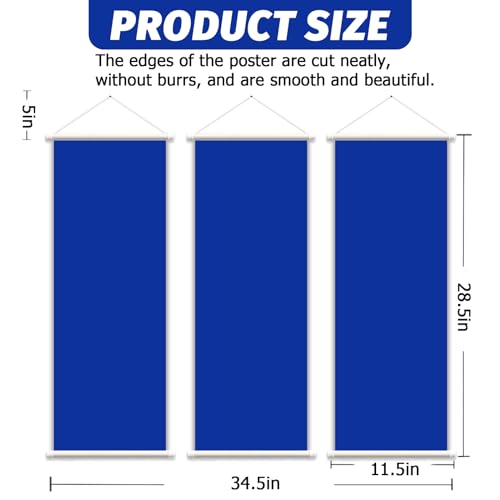 DarkCark 3 Piece One Piece Luffy Zoro Sanji Anime Scroll Poster Wall Art Canvas Picture Print Living Room Bedroom Decor Gifts