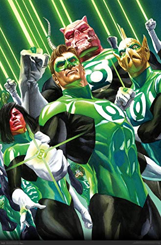 Trends International DC Comics - The Green Lantern Corps - Portrait Wall Poster, 22.375" x 34", Premium Unframed Version