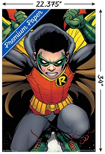 Trends International DC Comics - Robin - Damian Wayne Wall Poster, 22.375" x 34", Premium Unframed Version