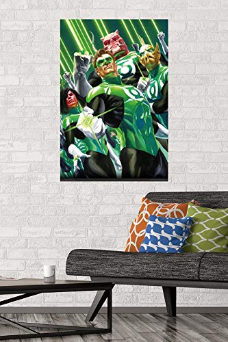 Trends International DC Comics - The Green Lantern Corps - Portrait Wall Poster, 22.375" x 34", Premium Unframed Version