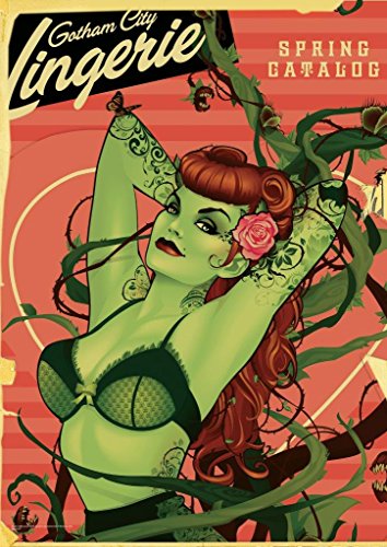 MIGHTYPRINT DC Comics - Bombshell Poison Ivy - Justice League - Durable 17” x 24 Wall Art – NOT Made of Paper – Officially Licensed Collectible