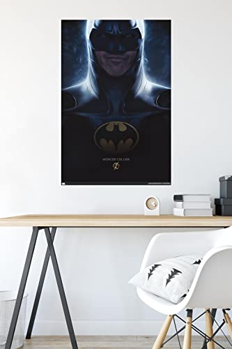 Trends International DC Comics Movie The Flash - Batman One Sheet Wall Poster