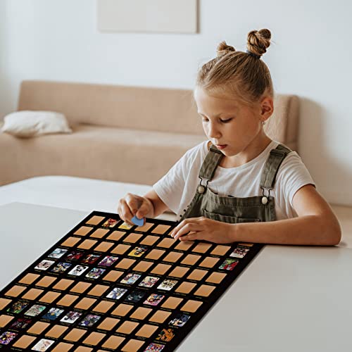 Fuiyoh Anime Poster - Top 100 Anime Scratch Off Poster| Japanese Anime Bucket List| Anime Poster for Room Aesthetic| Anime Gifts for Anime Lovers| 16.5" x 23.4"