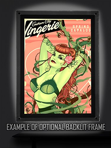MIGHTYPRINT DC Comics - Bombshell Poison Ivy - Justice League - Durable 17” x 24 Wall Art – NOT Made of Paper – Officially Licensed Collectible