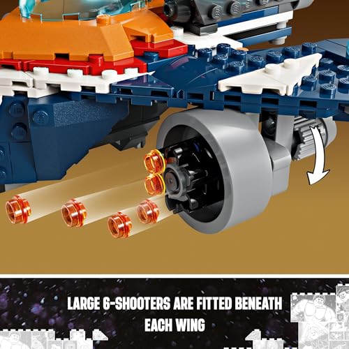 LEGO Marvel Rocket’s Warbird vs. Ronan, Buildable Super Hero Spaceship Toy for Kids, Guardians of The Galaxy Gift for Marvel Fans, Building Toy for Kids, Boys and Girls Aged 8 and Up, 76278