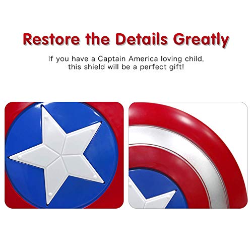 12.6 inch Captain Shield Children's Costume Props Halloween Cosplay Children's Party Birthday Gift