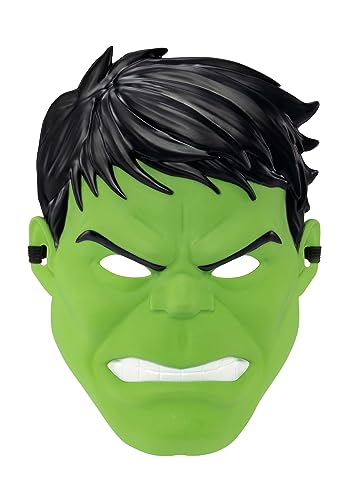Marvel Hulk Child - 3D Plastic Mask with Elastic Strap Standard Green
