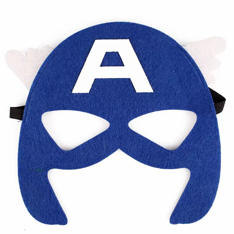 Sureema Felt mask Hero Eye Mask 14 pcs of children's clothing party supplies role play children's party gift decoration