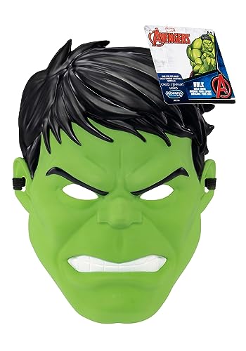 Marvel Hulk Child - 3D Plastic Mask with Elastic Strap Standard Green