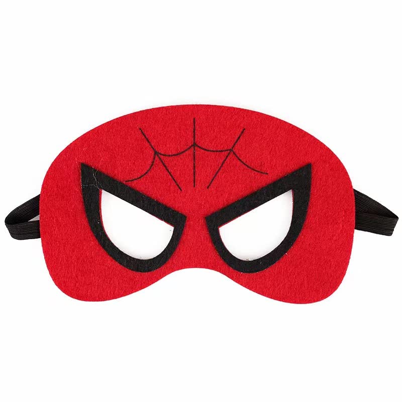 Sureema Felt mask Hero Eye Mask 14 pcs of children's clothing party supplies role play children's party gift decoration