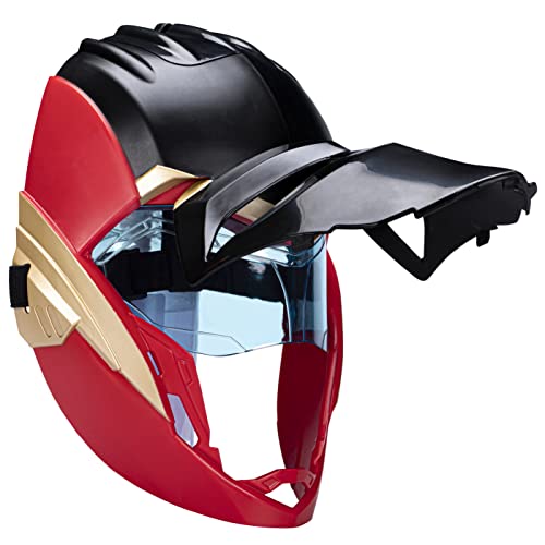 Marvel Studios' Black Panther Wakanda Forever Ironheart Flip FX Mask with LED Light Up Feature, Roleplay Toy for Kids Ages 5 and Up