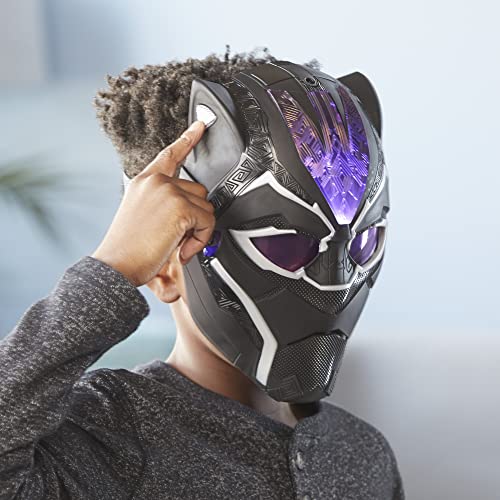 Marvel Black Panther Studios Legacy Collection Black Panther Vibranium Power FX Mask Roleplay Toy, Toys for Kids Ages 5 and Up