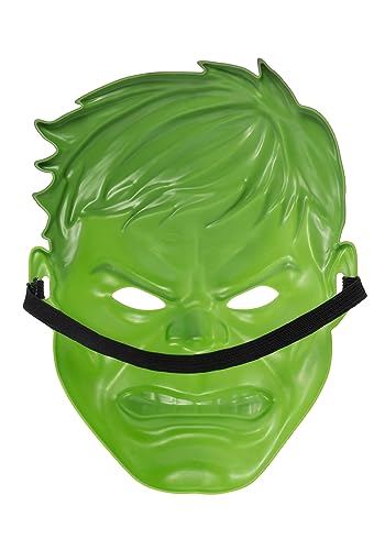Marvel Hulk Child - 3D Plastic Mask with Elastic Strap Standard Green