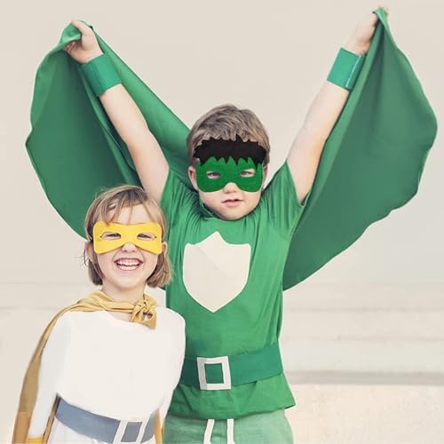 Superhero Capes and Mask for Kids Double-edged Superhero Costumes for Boys Superhero Toys for Kids Superhero Cape Christmas Boy Gifts