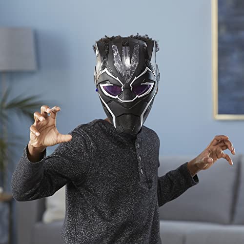 Marvel Black Panther Studios Legacy Collection Black Panther Vibranium Power FX Mask Roleplay Toy, Toys for Kids Ages 5 and Up