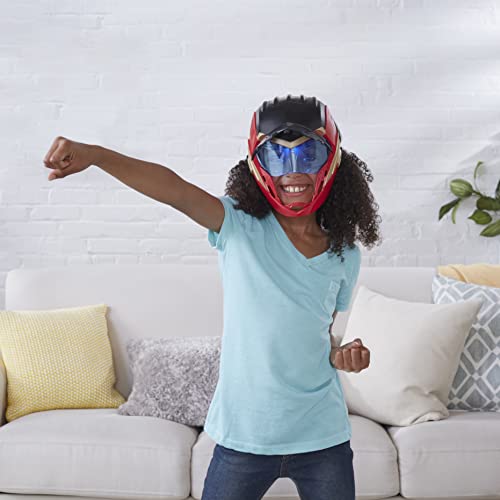 Marvel Studios' Black Panther Wakanda Forever Ironheart Flip FX Mask with LED Light Up Feature, Roleplay Toy for Kids Ages 5 and Up