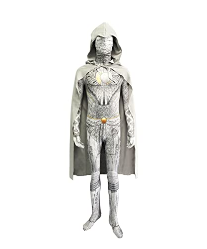 zhuj Kids Knight Costume Cosplay Suit with Cloak for Big Boys Halloween Costume (8-9 Years, B01)