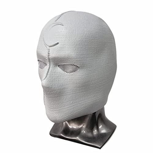 CAFELE Superhero Mr Knight Mask Cosplay, 2022 TV Series Moon Kight Marc Spector Helmet Halloween Costume Accessories (Style 1)
