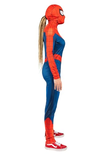 Jazwares Classic Spider-Man Women's Costume | Superhero Costumes X-Small