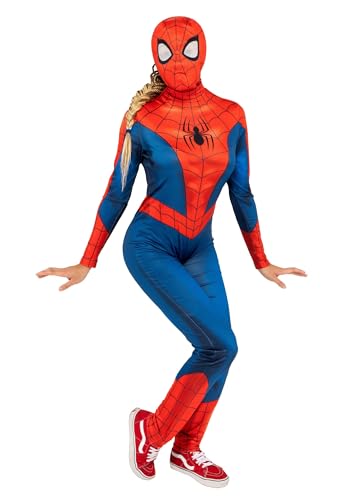 Jazwares Classic Spider-Man Women's Costume | Superhero Costumes X-Small