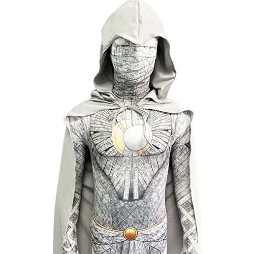 zhuj Kids Knight Costume Cosplay Suit with Cloak for Big Boys Halloween Costume (8-9 Years, B01)