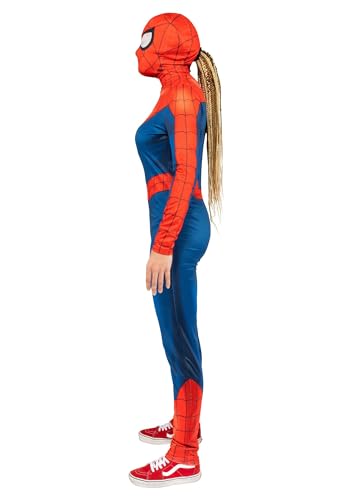 Jazwares Classic Spider-Man Women's Costume | Superhero Costumes X-Small
