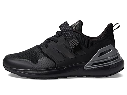 adidas RapidaSport Running Shoe, Black/Black/Black (Elastic), 10.5 US Unisex Little Kid