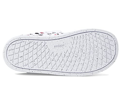 adidas VULCRAID3R Skate Shoe, White/White/Better Scarlet (Spider-Man), 2 US Unisex Little Kid