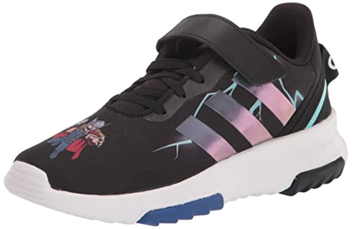 adidas Kids Racer TR 2.0 Running Shoe, Black/Grey/Blue, 6 US Unisex Toddler