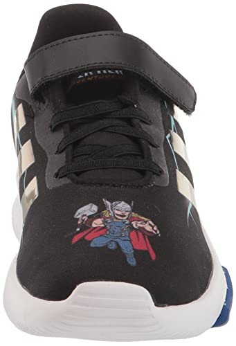 adidas Kids Racer TR 2.0 Running Shoe, Black/Grey/Blue, 6 US Unisex Toddler
