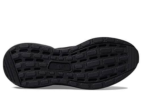 adidas RapidaSport Running Shoe, Black/Black/Black (Elastic), 10.5 US Unisex Little Kid