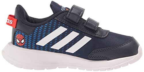 adidas Kids Tensaur Running Shoe, Ink/White/Blue, 4 US Unisex Toddler