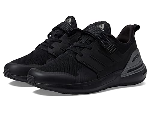 adidas RapidaSport Running Shoe, Black/Black/Black (Elastic), 10.5 US Unisex Little Kid