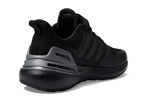 adidas RapidaSport Running Shoe, Black/Black/Black (Elastic), 10.5 US Unisex Little Kid