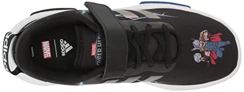 adidas Kids Racer TR 2.0 Running Shoe, Black/Grey/Blue, 6 US Unisex Toddler