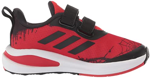 adidas Kids Fortarun Running Shoe, Vivid Red/Core Black/White (Spider-Man), 6 US Unisex Toddler