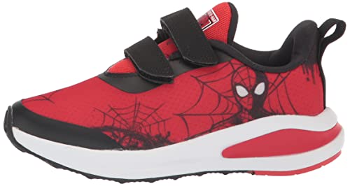adidas Kids Fortarun Running Shoe, Vivid Red/Core Black/White (Spider-Man), 6 US Unisex Toddler