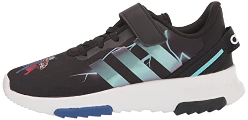 adidas Kids Racer TR 2.0 Running Shoe, Black/Grey/Blue, 6 US Unisex Toddler