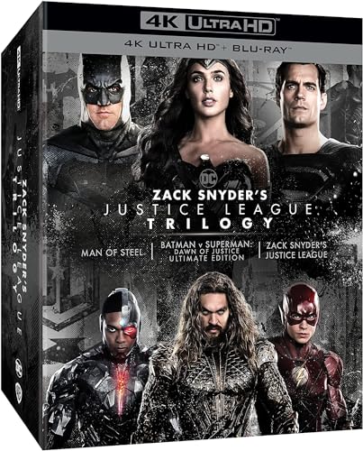 Zack Snyder's Justice League Trilogy Ultimate Collector's Edition [4K Ultra-HD] [2021] [Blu-ray] [Region Free]