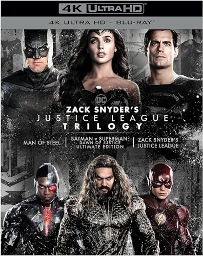 Zack Snyder's Justice League Trilogy Ultimate Collector's Edition [4K Ultra-HD] [2021] [Blu-ray] [Region Free]