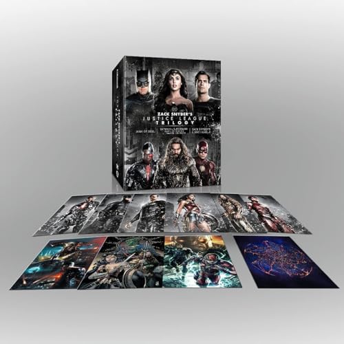 Zack Snyder's Justice League Trilogy Ultimate Collector's Edition [4K Ultra-HD] [2021] [Blu-ray] [Region Free]